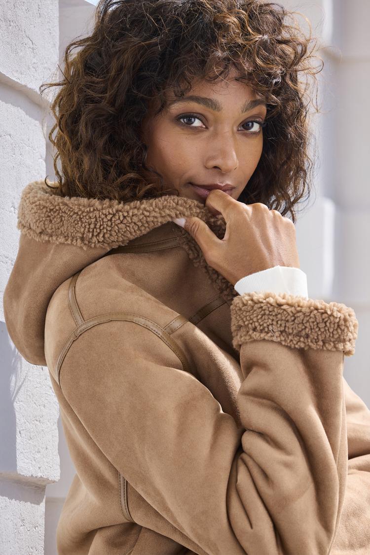 FRENCH CONNECTION FRENCH CONNECTION Lederimitatjacke Kunstlederjacke Damen - haselnussbraun - 2 | SportScheck
