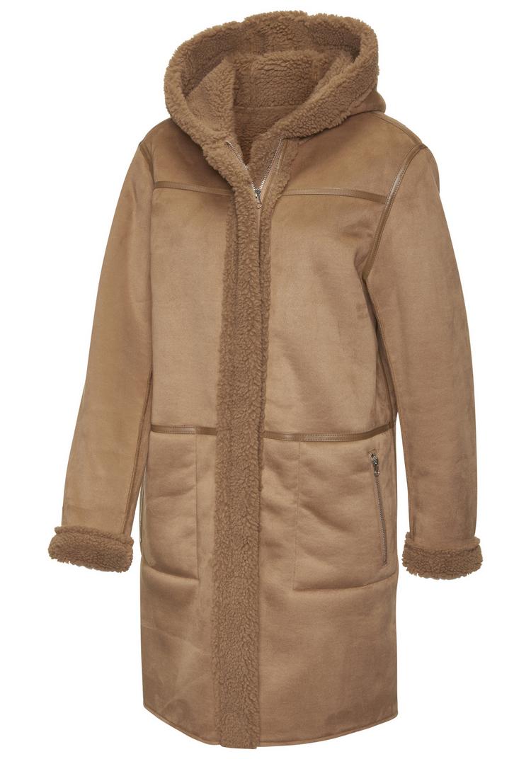 FRENCH CONNECTION FRENCH CONNECTION Lederimitatjacke Kunstlederjacke Damen - haselnussbraun - 2 | SportScheck