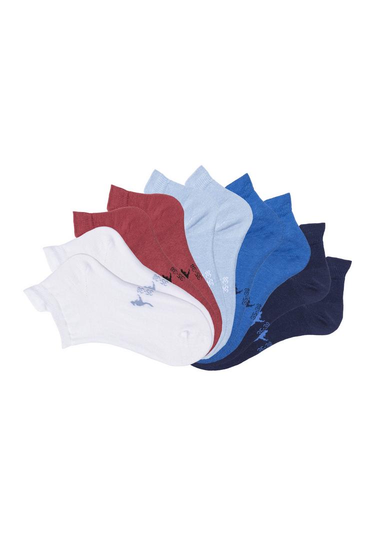 KangaROOS KangaROOS Sneakersocken Socken Damen - 2x wei&szlig;, 2x rot, 2x marine, 2x royal blau, 2x hell blau - 0 | SportScheck