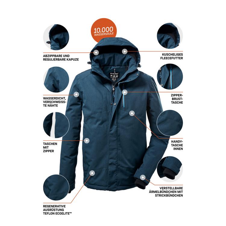 KILLTEC KILLTEC KOW 161 Funktionsjacke Herren - Royal Blau - 4 | SportScheck