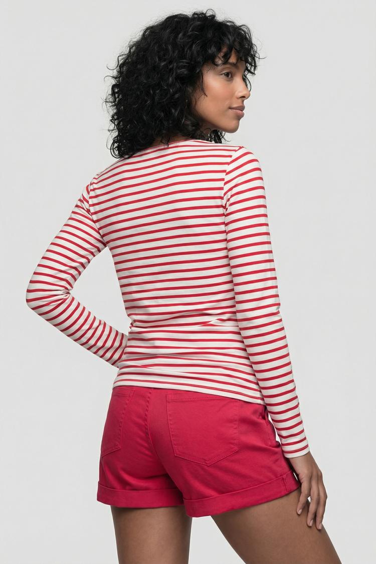 ALIFE AND KICKIN ALIFE AND KICKIN BerthaAK A Langarmshirt Damen - fuchsia - 1 | SportScheck