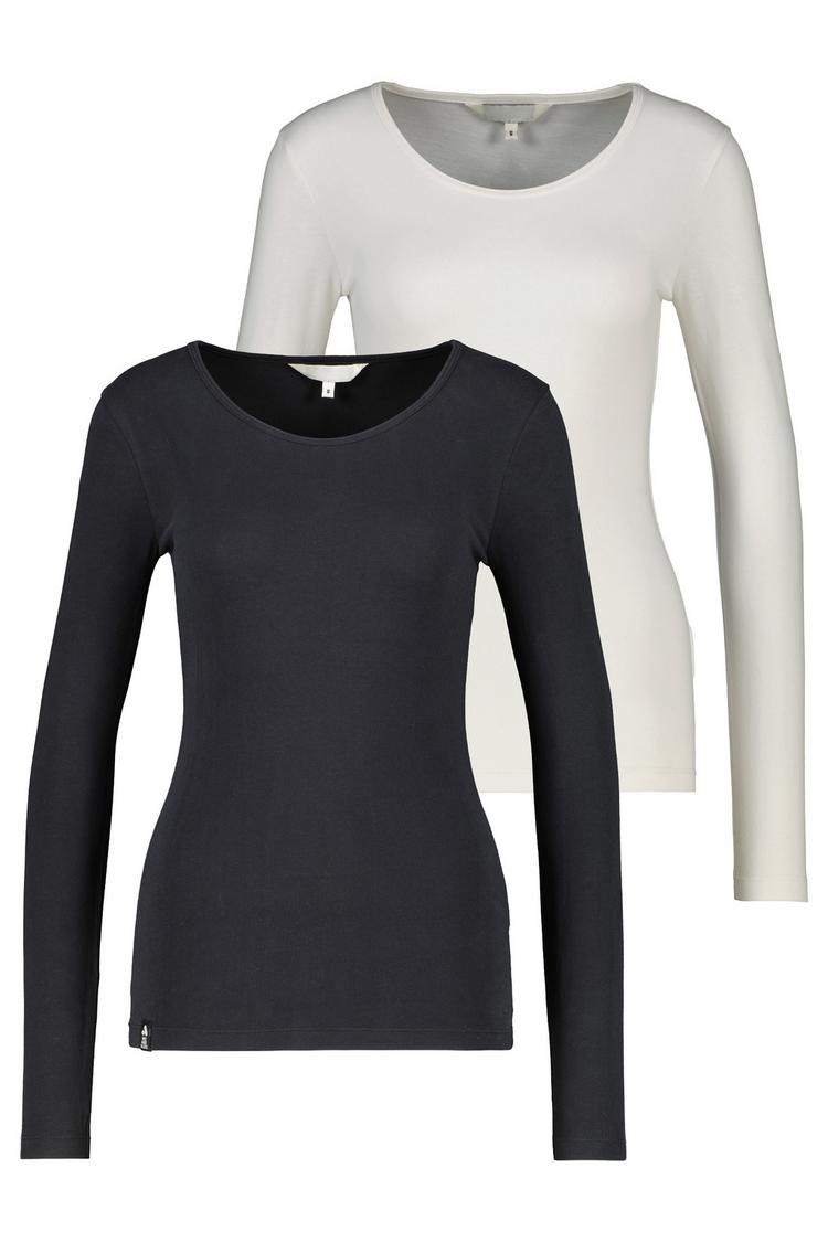 ALIFE AND KICKIN ALIFE AND KICKIN EvelynAK A Langarmshirt Damen - black white - 0 | SportScheck