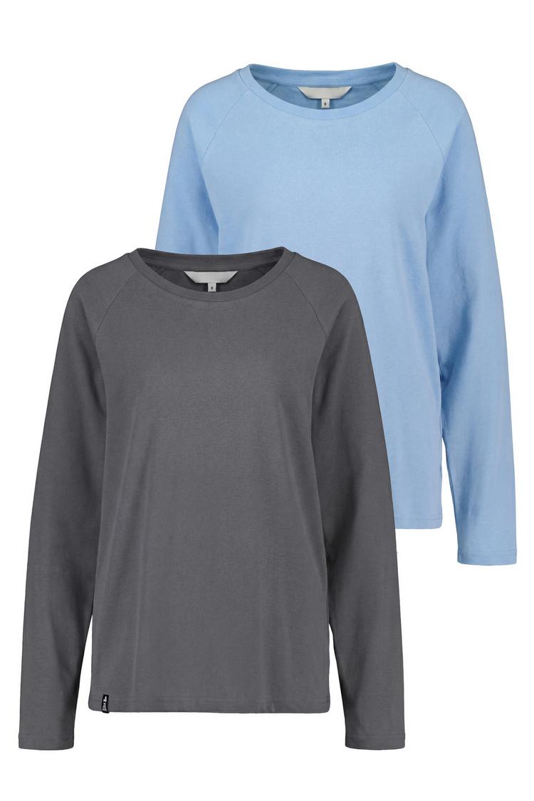ALIFE AND KICKIN ALIFE AND KICKIN GaiaAK A Langarmshirt Damen - irongate / fjord - 0 | SportScheck
