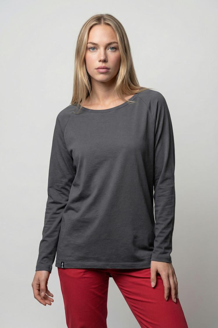 ALIFE AND KICKIN ALIFE AND KICKIN GaiaAK A Langarmshirt Damen - irongate / fjord - 0 | SportScheck