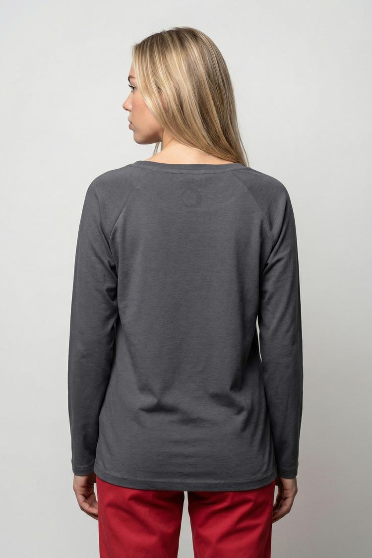 ALIFE AND KICKIN ALIFE AND KICKIN GaiaAK A Langarmshirt Damen - iron gate - 1 | SportScheck