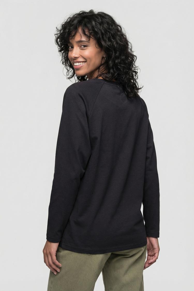 ALIFE AND KICKIN ALIFE AND KICKIN GaiaAK A Langarmshirt Damen - black white - 1 | SportScheck