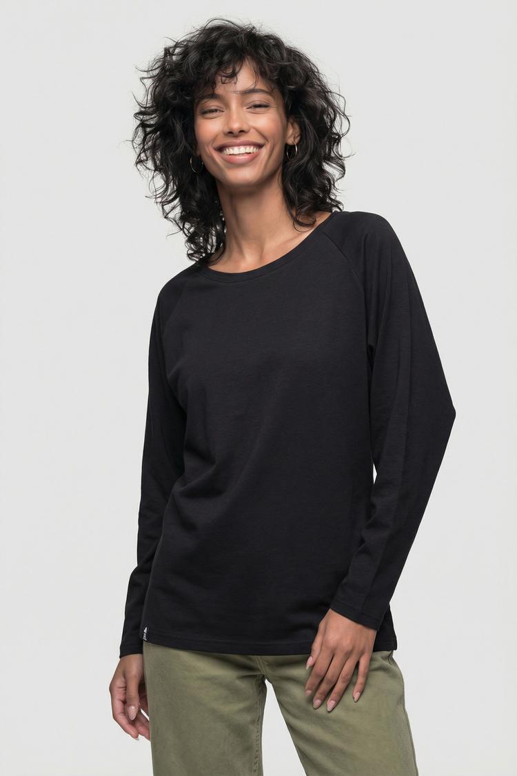 ALIFE AND KICKIN ALIFE AND KICKIN GaiaAK A Langarmshirt Damen - black - 0 | SportScheck