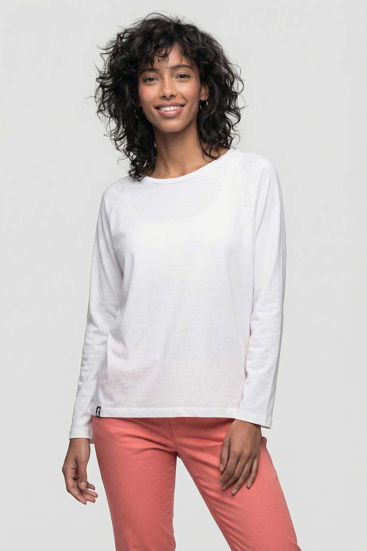 ALIFE AND KICKIN ALIFE AND KICKIN GaiaAK P Langarmshirt Damen - With All Your Heart - white - 0 | SportScheck
