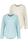 ALIFE AND KICKIN LeabellaAK A Langarmshirt Damen - ice / white