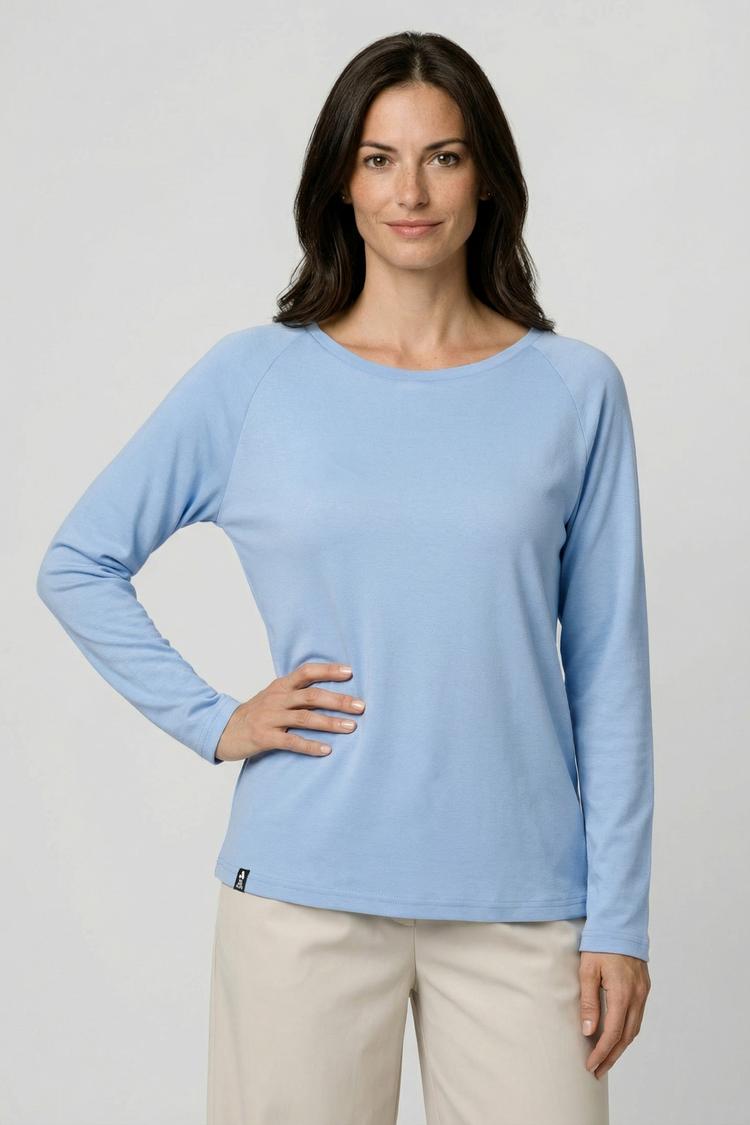 ALIFE AND KICKIN ALIFE AND KICKIN GaiaAK P Langarmshirt Damen - We Are Alife vertical - fjord - 0 | SportScheck