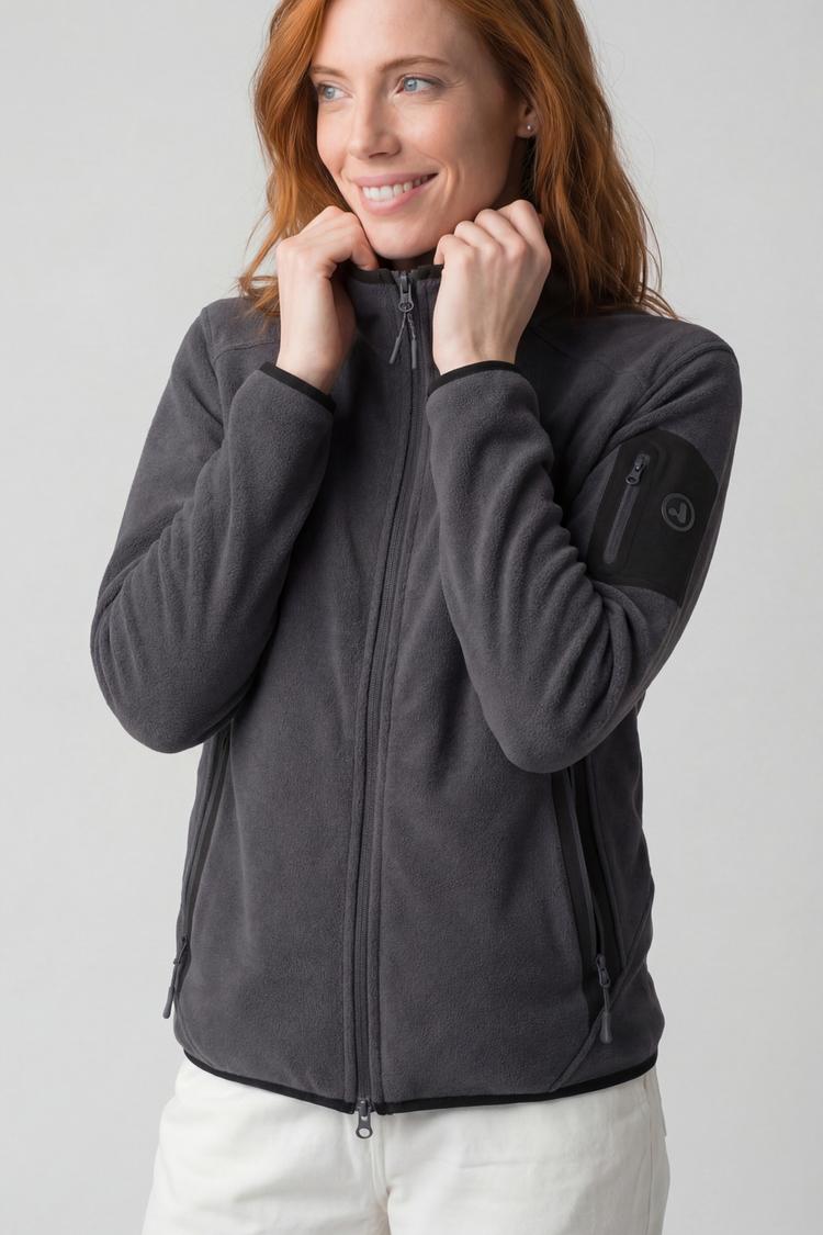 ALIFE AND KICKIN ALIFE AND KICKIN SagaAK F Fleecejacke Damen - dark grey - 2 | SportScheck