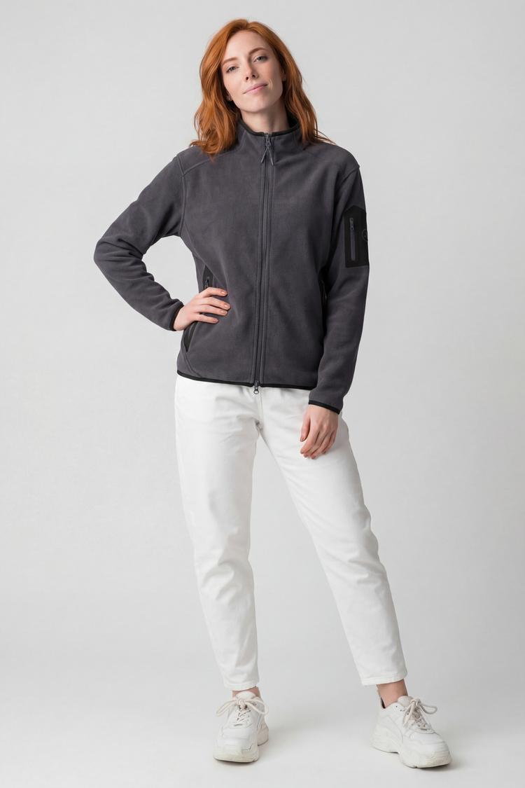 ALIFE AND KICKIN ALIFE AND KICKIN SagaAK F Fleecejacke Damen - dark grey - 4 | SportScheck