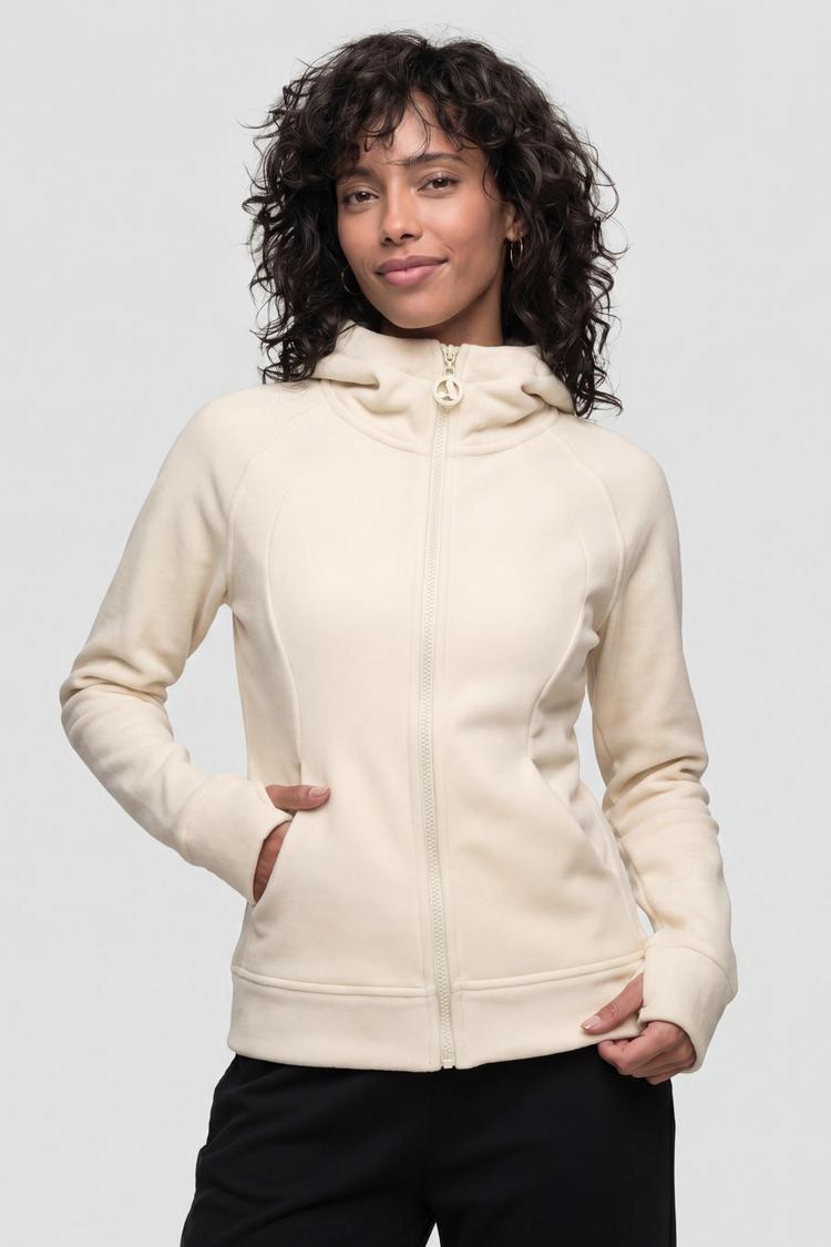 ALIFE AND KICKIN ALIFE AND KICKIN AyuAK F Fleecejacke Damen - off white - 0 | SportScheck