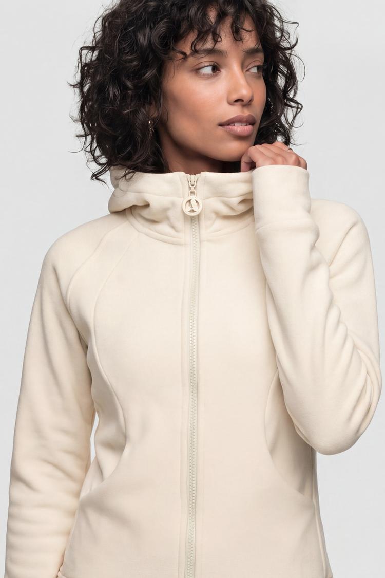 ALIFE AND KICKIN ALIFE AND KICKIN AyuAK F Fleecejacke Damen - off white - 2 | SportScheck