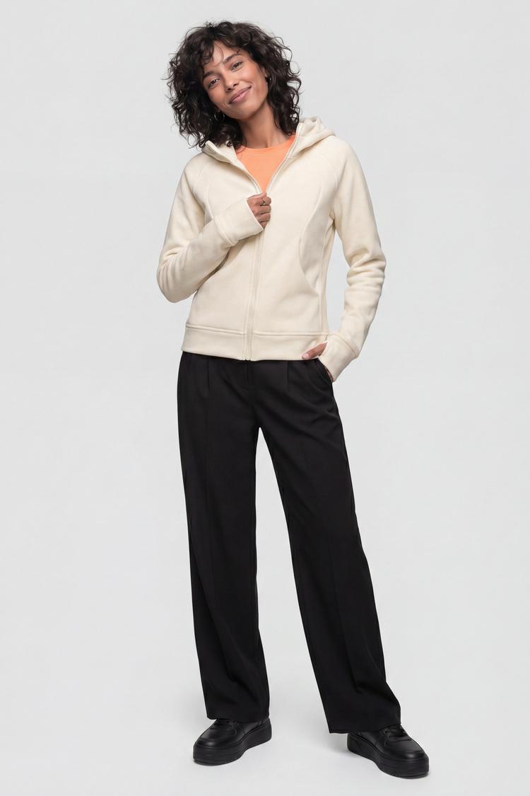 ALIFE AND KICKIN ALIFE AND KICKIN AyuAK F Fleecejacke Damen - off white - 4 | SportScheck