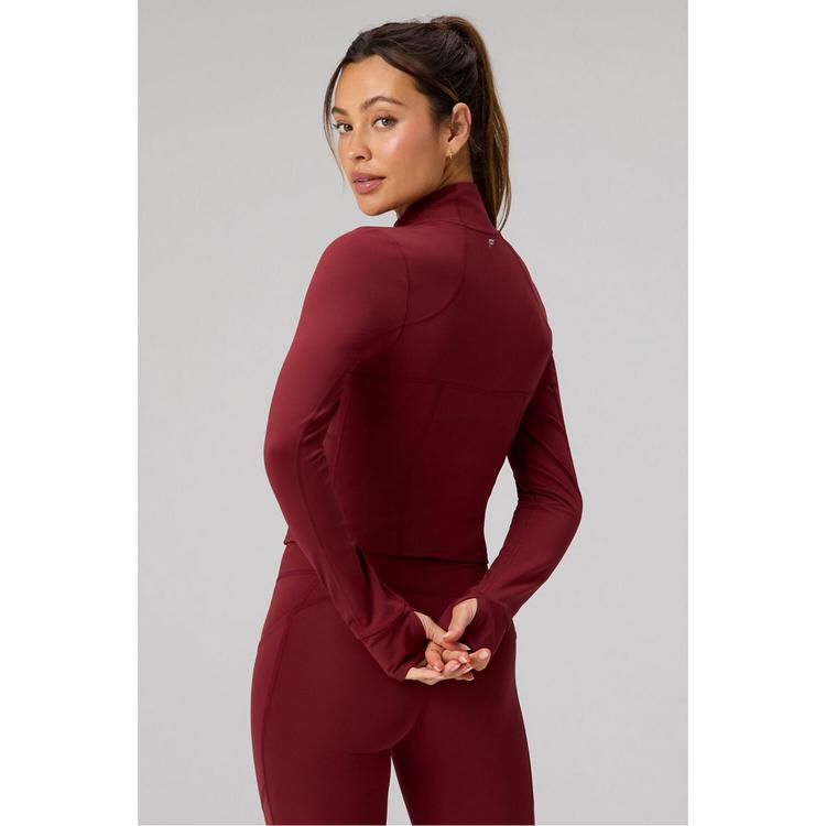 Fabletics Fabletics PERFECT STORM CROPPED TRAIN JACKET Outdoorjacke Damen - SPICE - 1 | SportScheck