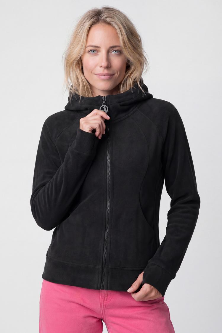 ALIFE AND KICKIN ALIFE AND KICKIN AyuAK F Fleecejacke Damen - black - 0 | SportScheck