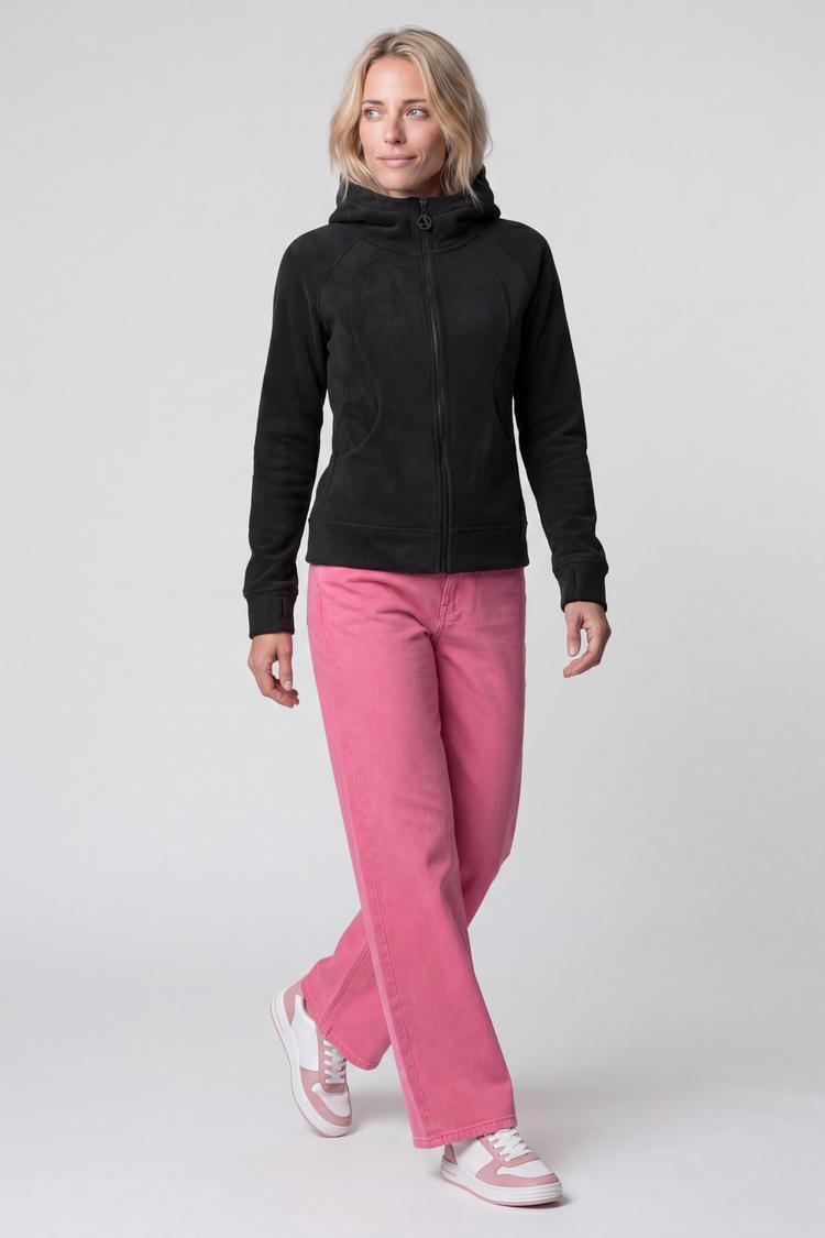ALIFE AND KICKIN ALIFE AND KICKIN AyuAK F Fleecejacke Damen - black - 4 | SportScheck