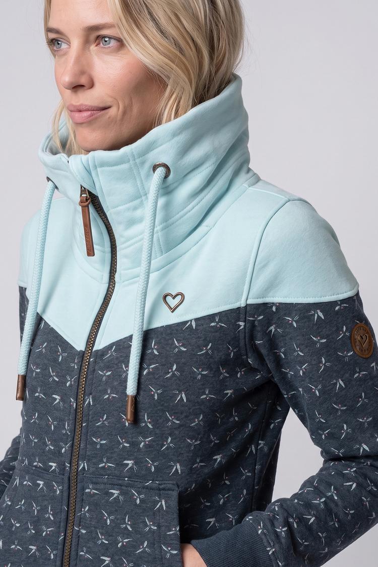 ALIFE AND KICKIN ALIFE AND KICKIN ValinaAK B Sweatjacke Damen - marine melange - 1 | SportScheck