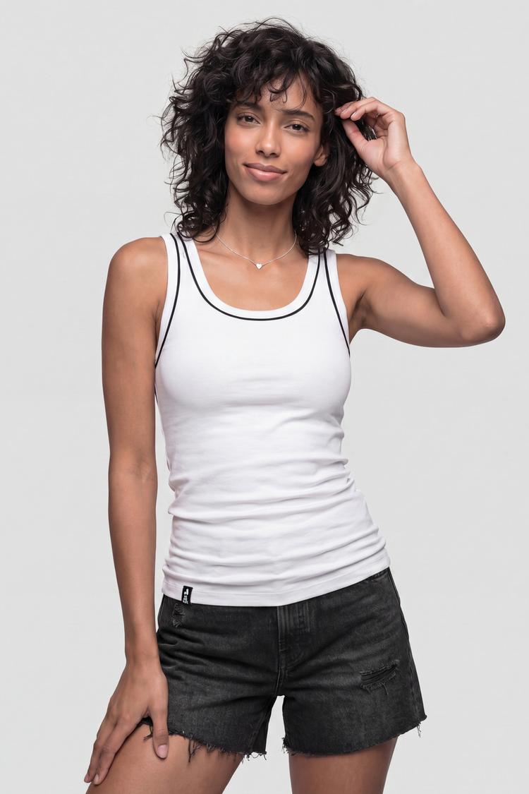 ALIFE AND KICKIN ALIFE AND KICKIN ElinAK A Tanktop Damen - brilliant white - 0 | SportScheck