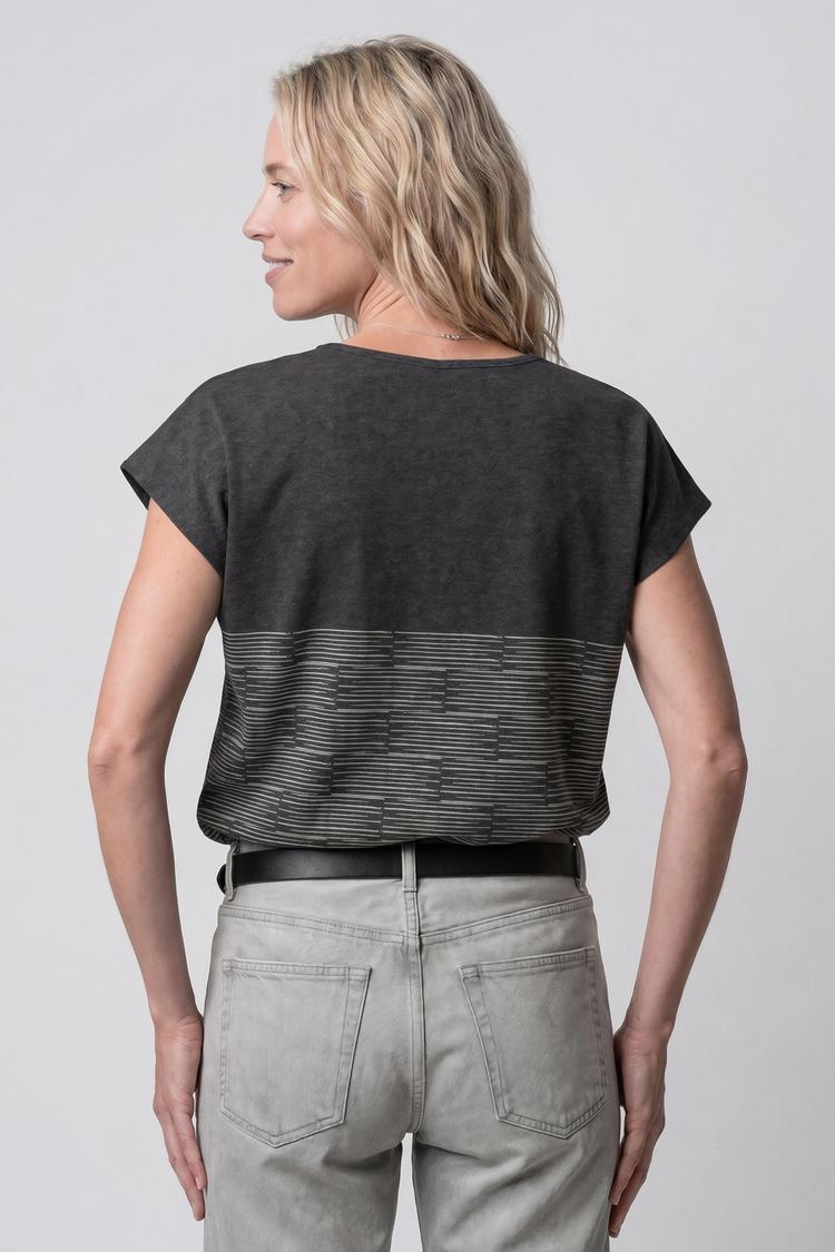 ALIFE AND KICKIN ALIFE AND KICKIN FridaAK B T-Shirt Damen - moonless stripes - 1 | SportScheck