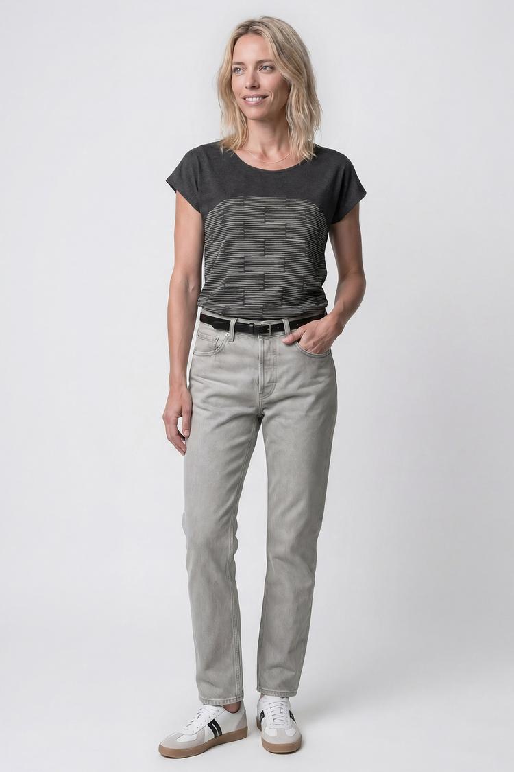 ALIFE AND KICKIN ALIFE AND KICKIN FridaAK B T-Shirt Damen - moonless stripes - 4 | SportScheck