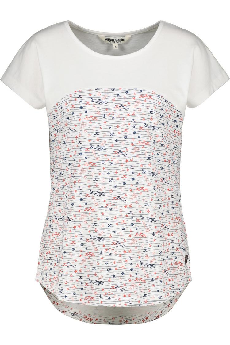 ALIFE AND KICKIN ALIFE AND KICKIN FridaAK B T-Shirt Damen - cloudy AOP - 0 | SportScheck