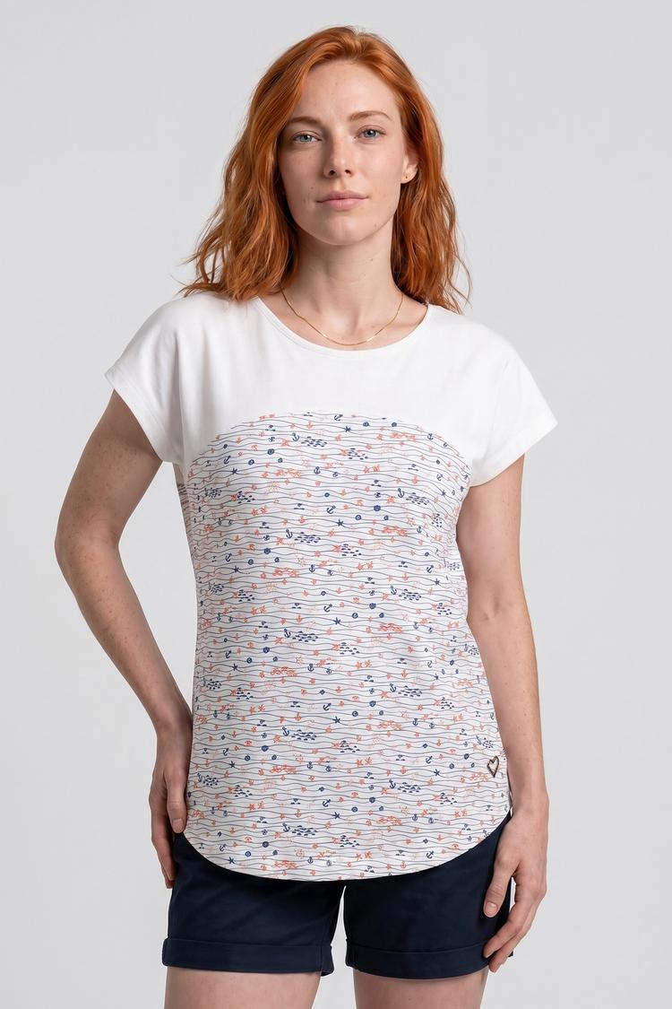 ALIFE AND KICKIN ALIFE AND KICKIN FridaAK B T-Shirt Damen - cloudy AOP - 0 | SportScheck