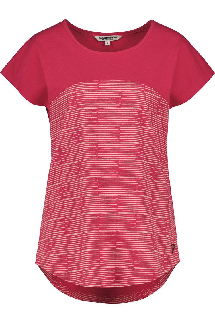 ALIFE AND KICKIN ALIFE AND KICKIN FridaAK B T-Shirt Damen - fuchsia stripes - 0 | SportScheck