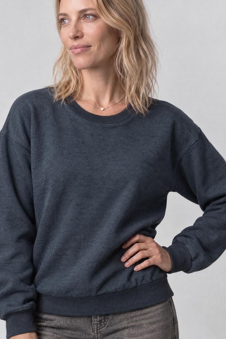 ALIFE AND KICKIN ALIFE AND KICKIN ElsaAK P Sweatshirt Damen - marine melange - 1 | SportScheck
