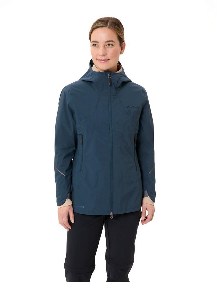 VAUDE VAUDE Women's Yaras 3in1 Jacket Doppeljacke Damen - dark sea/linen - 4 | SportScheck