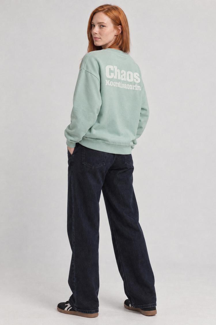 ALIFE AND KICKIN ALIFE AND KICKIN ElsaAK P Sweatshirt Damen - Kaoskoordinatorin - fresh mint - 4 | SportScheck