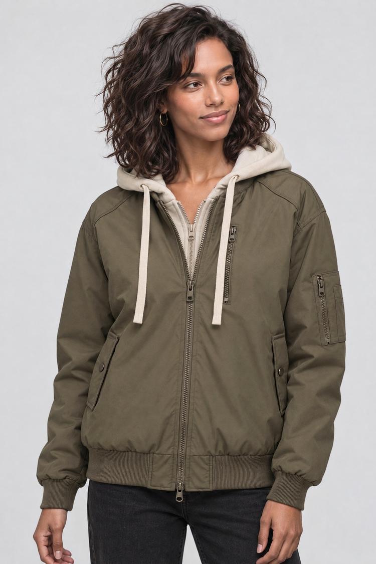 ALIFE AND KICKIN ALIFE AND KICKIN MarylouAK A Kurzjacke Damen - military green - 1 | SportScheck