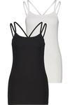 ALIFE AND KICKIN GissyAK A Tanktop Damen - black white