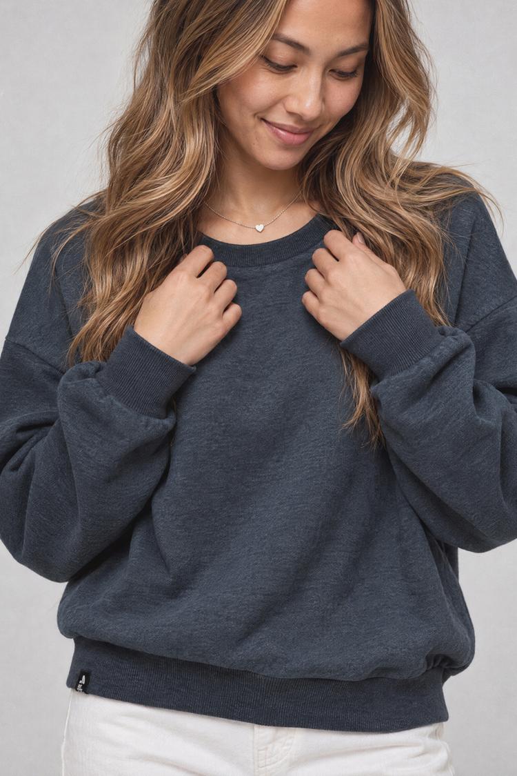 ALIFE AND KICKIN ALIFE AND KICKIN ElsaAK P Sweatshirt Damen - marine melange - 1 | SportScheck