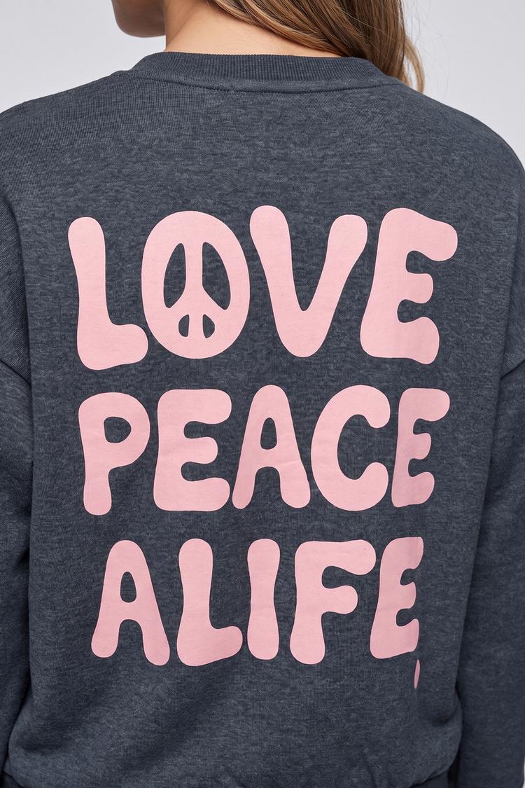 ALIFE AND KICKIN ALIFE AND KICKIN ElsaAK P Sweatshirt Damen - marine melange - 3 | SportScheck