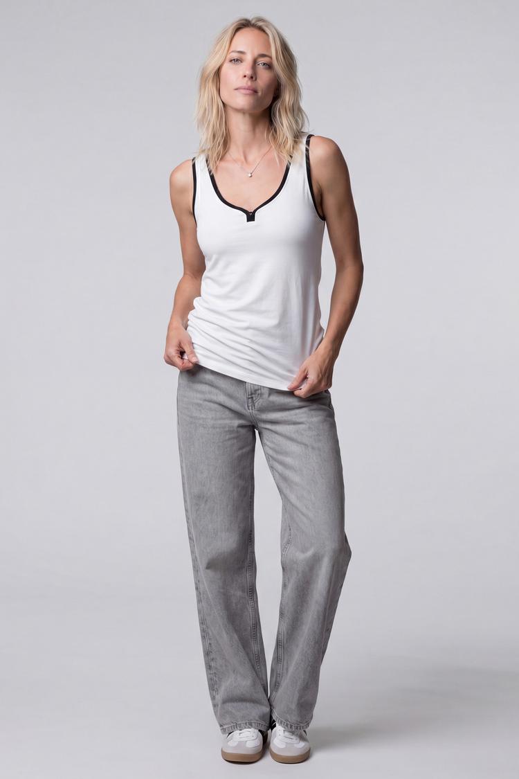 ALIFE AND KICKIN ALIFE AND KICKIN AlessandraAK A Tanktop Damen - black white - 5 | SportScheck