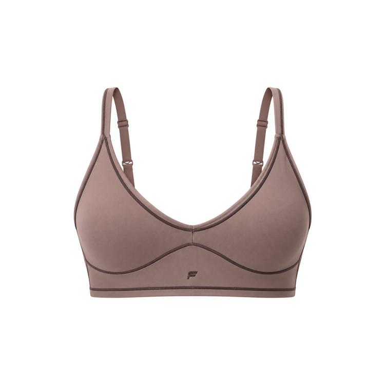 Fabletics Fabletics PURELUXE LONGLINE LOW IMPACT BRA BH Damen - DESERT SHADOWS/DARK SIENNA - 0 | SportScheck