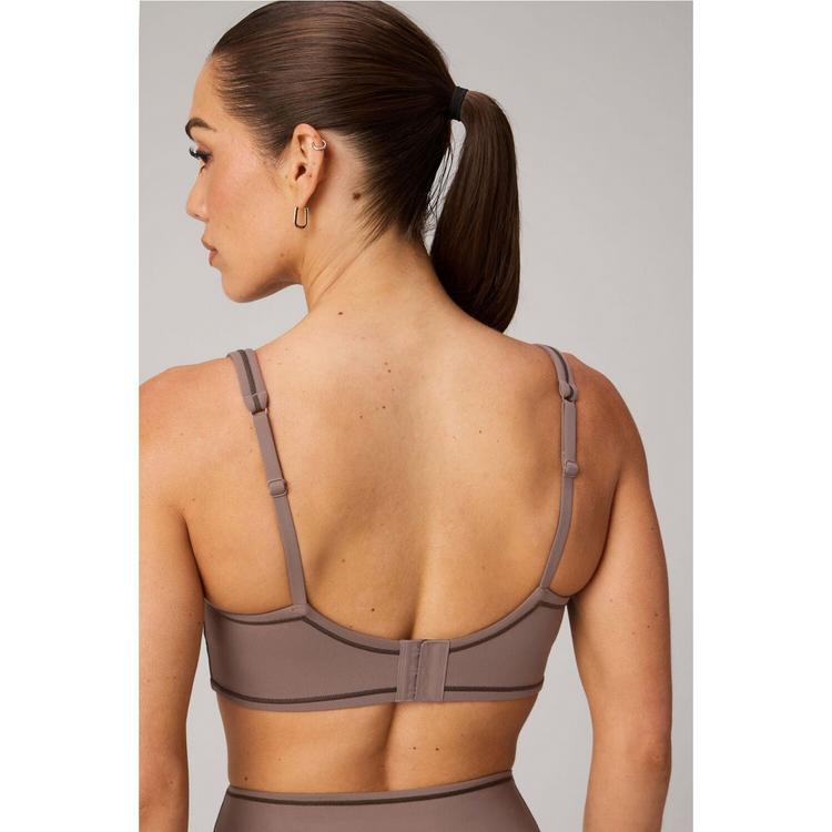 Fabletics Fabletics PURELUXE LONGLINE LOW IMPACT BRA BH Damen - DESERT SHADOWS/DARK SIENNA - 1 | SportScheck