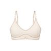 Fabletics Damen Sport BH mit herausnehmbaren Cups BH Damen - ALMOND MILK/TONAL