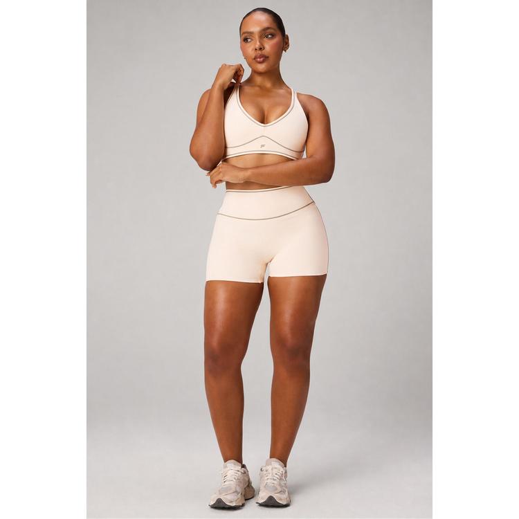 Fabletics Fabletics Damen Sport BH mit herausnehmbaren Cups BH Damen - ALMOND MILK/TONAL - 2 | SportScheck