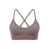 Fabletics SEAMLESS V-NECK LOW IMPACT BRA BH Damen - DESERT SHADOWS/HEATED RED FABL