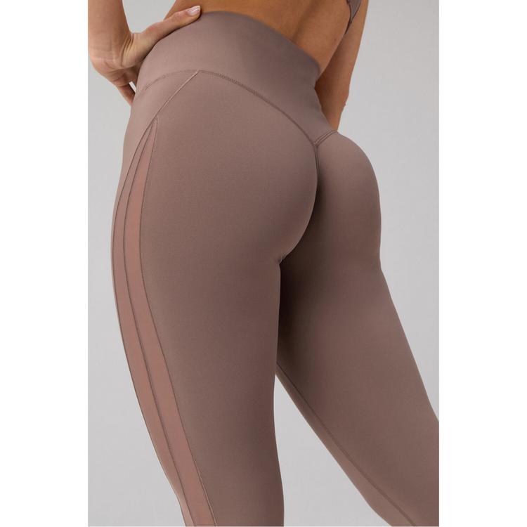 Fabletics Fabletics THE NO-SEAM PURELUXE TLC MESH LEGGING Leggings Damen - DESERT SHADOWS - 3 | SportScheck