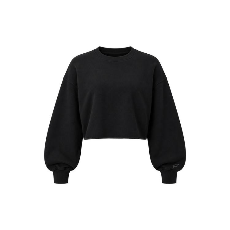 Fabletics Fabletics HEAVY TERRY CROPPED PULLOVER Sweatshirt Damen - BLACK - 0 | SportScheck