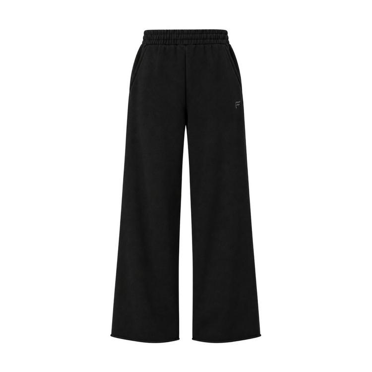 Fabletics Fabletics HEAVY TERRY OVERSIZED WIDE LEG SWEATPANT Trainingshose Damen - BLACK - 0 | SportScheck