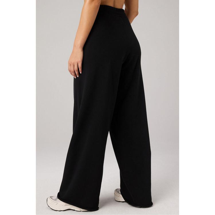 Fabletics Fabletics HEAVY TERRY OVERSIZED WIDE LEG SWEATPANT Trainingshose Damen - BLACK - 1 | SportScheck