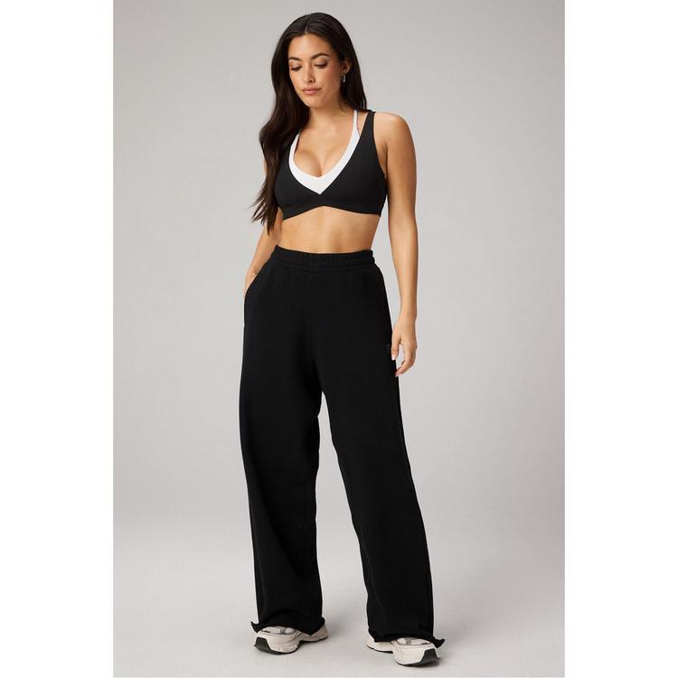 Fabletics Fabletics HEAVY TERRY OVERSIZED WIDE LEG SWEATPANT Trainingshose Damen - BLACK - 2 | SportScheck