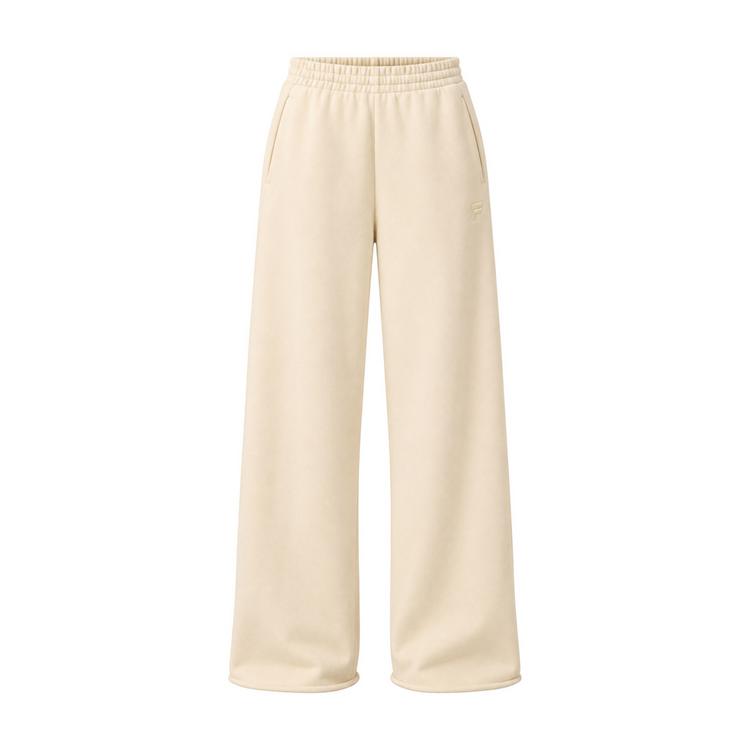 Fabletics Fabletics HEAVY TERRY OVERSIZED WIDE LEG SWEATPANT Trainingshose Damen - ALMOND MILK - 0 | SportScheck