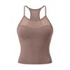 Fabletics PURELUXE MESH BUILT-IN BRA TANK Tanktop Damen - DESERT SHADOWS