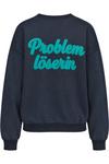 ALIFE AND KICKIN ElsaAK P Sweatshirt Damen - Probleml&ouml;serin - marine